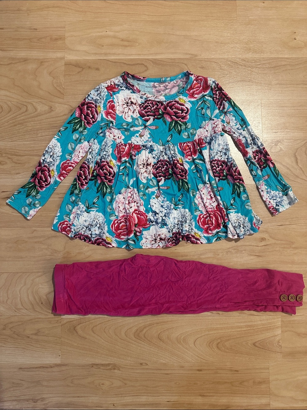 Posh Peanut Eloise Peplum Set 5T